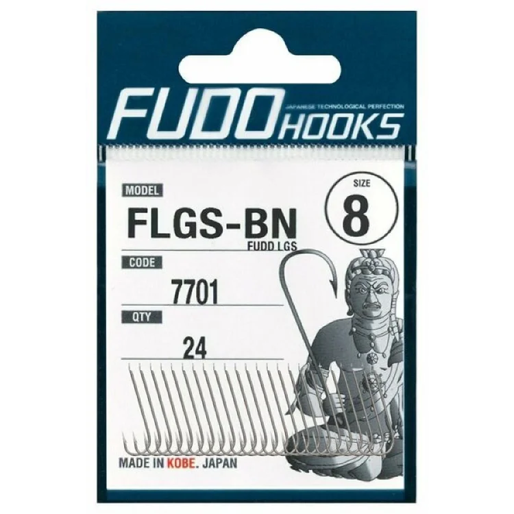 Fudo 7701 Lgs Black Nıkel Olta İğnesi No:1/0
