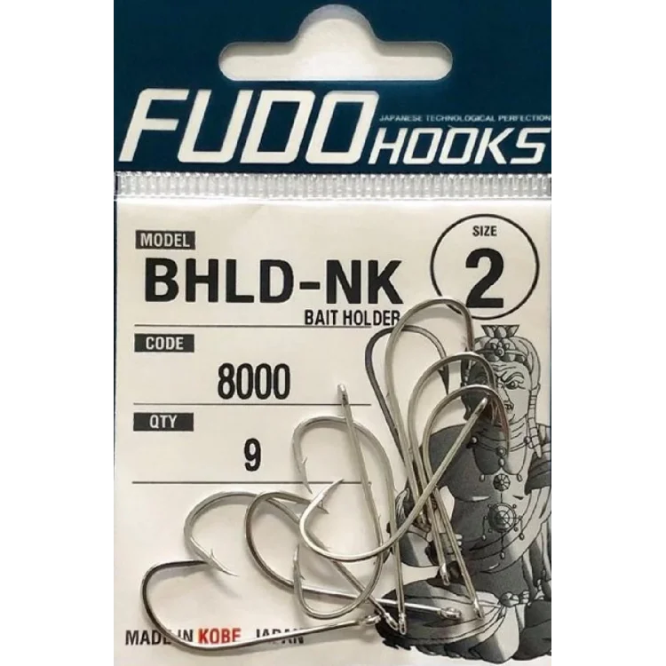 Fudo 8001 Bait Holder Black Nikel Delikli Sap No:4
