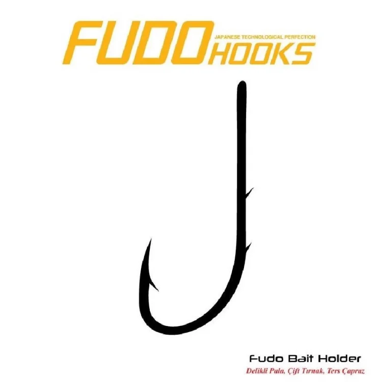 Fudo 8001 Bait Holder Black Nikel Delikli Sap No:8