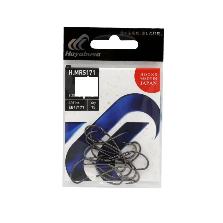 Hayabusa 17171 Kısa Sap Black Nikel Olta İğnesi 15li Pk NO:3/0