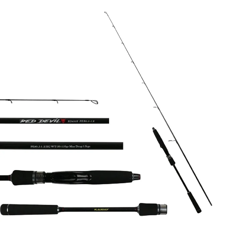 Jaxon Red Devil 190 Cm Tetiksiz Pe 0.5-1.2 Jig Kamışı