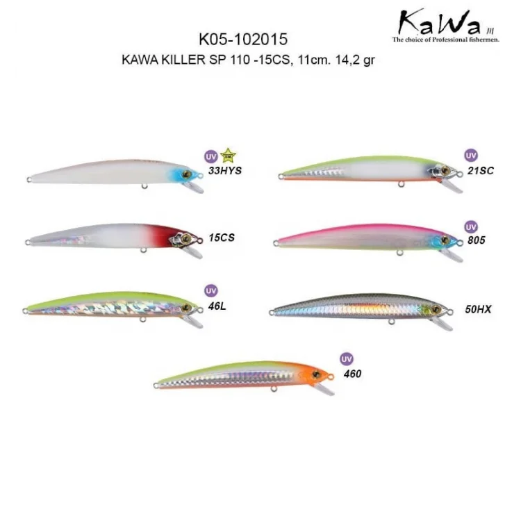 Kawa Kıller Sp 110 11Cm 14.2Gr Maket Balık Renk:21Cs