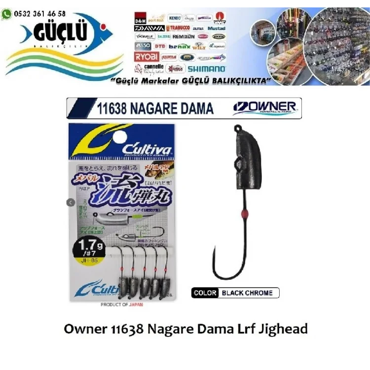 Lrf Jighead Owner 11638 Nagare Dama Lrf Jighead 1,7Gr