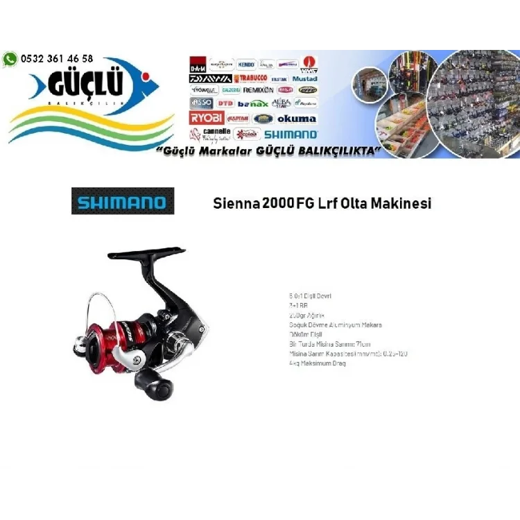 Lrf Olta Makinesi Shimano Sienna 2000 Fg