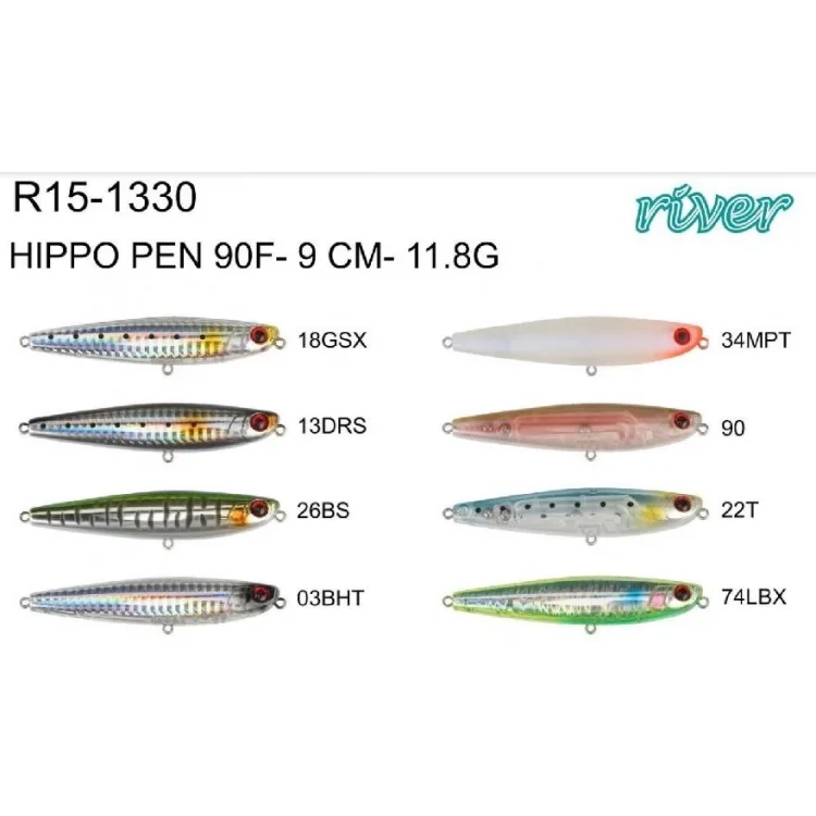 Maket Balık River Hıppo Pen 90F 9Cm 11Gr Renk:34Mpt