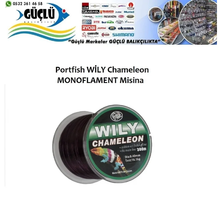 Monoflament Misina Wily Chameleon 600Mt 0,40Mm