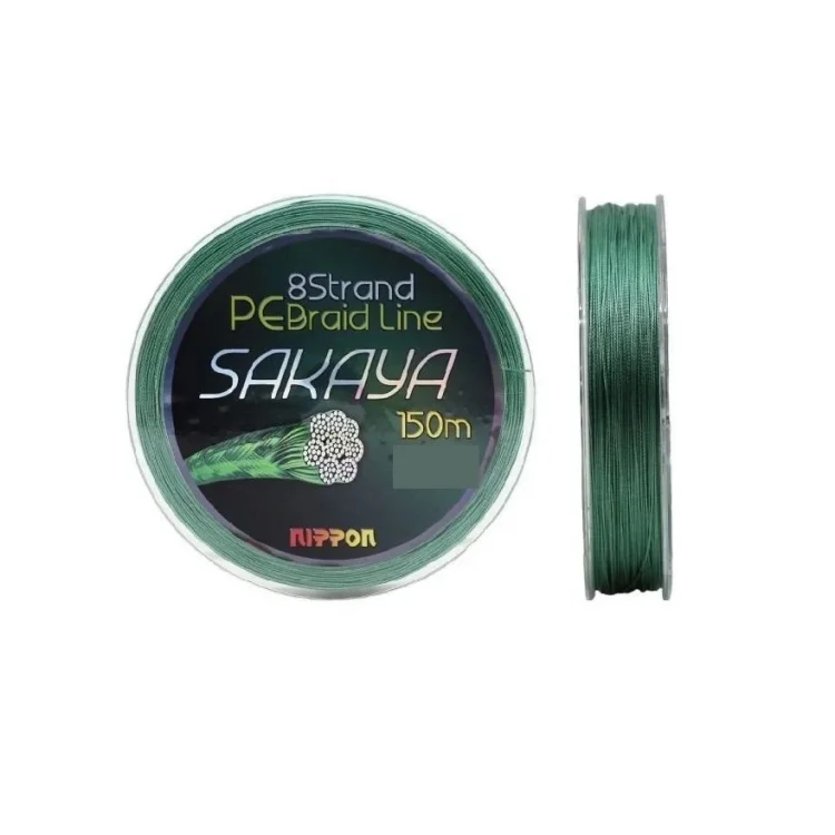 Nippon Sakaya 150 Mt İp Misina 8X D.Green Yeşil 0,14 Mm