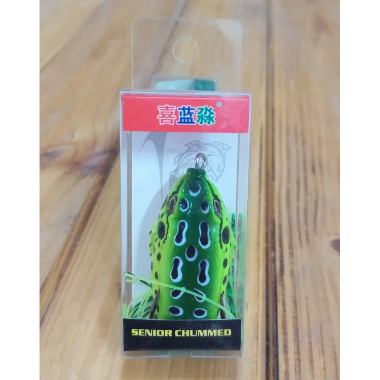 Oskar Senior Chummed Silikon Kurbağa Yeşil Renk