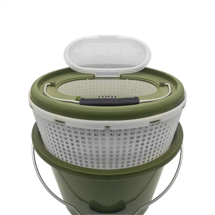 Oskar Süzgeçli Yuvarlak Balık Kovası 9LT