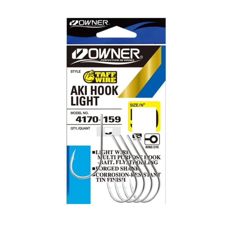 Owner 4170 TN AKI LIGHT 12 Lİ DELİKLİ OLTA İĞNESİ NO:1