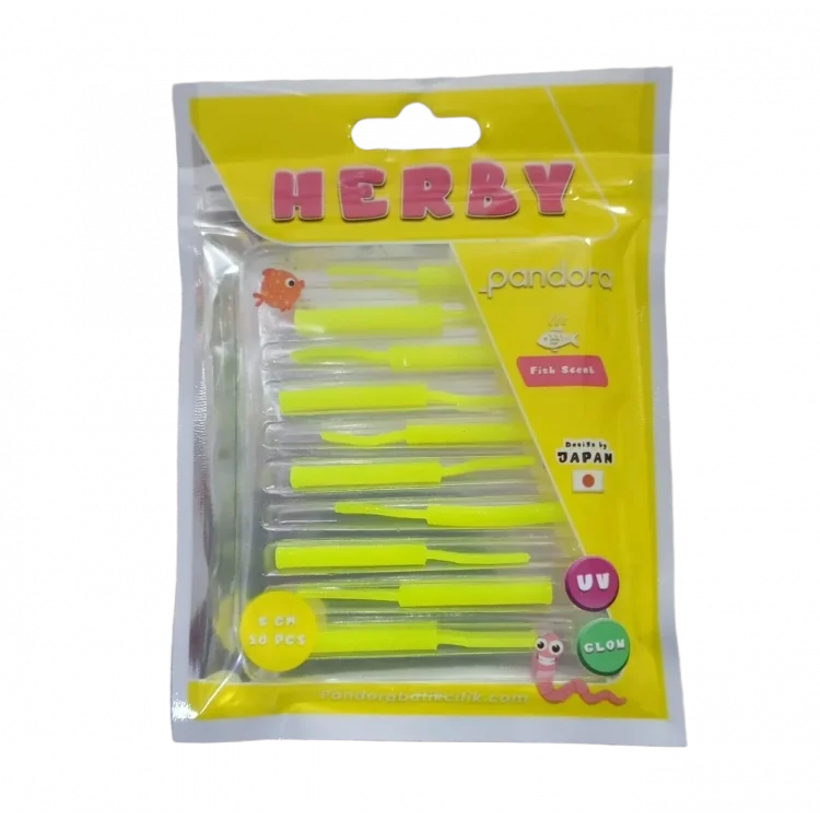 Pandora Herby LRF Silicon 5cm 10lu Renk: Light Green