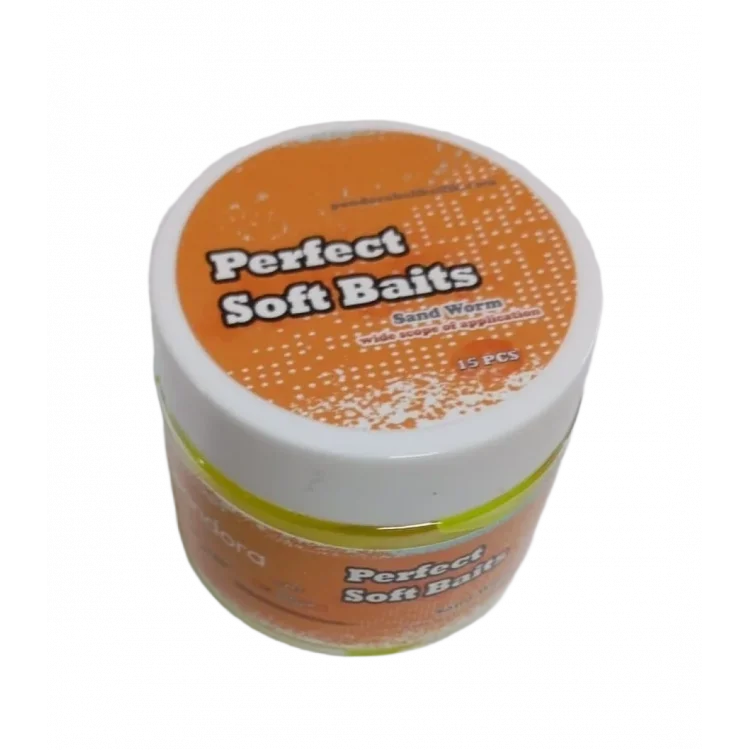 Pandora Kavanoz Perfect Soft Baits Sandworm 7cm Renk: Light Green