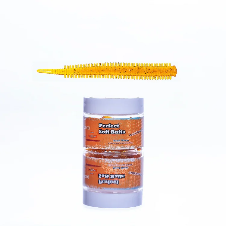 Pandora Kavanoz Perfect Soft Baits Sandworm 7cm Renk:Natural