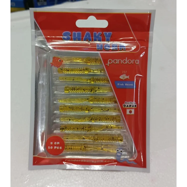 Pandora Shaky LRF Silicon 5cm 10lu Renk: Honey Shrimp