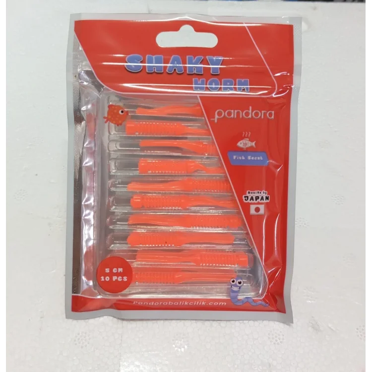 Pandora Shaky LRF Silicon 5cm 10lu Renk: Orange