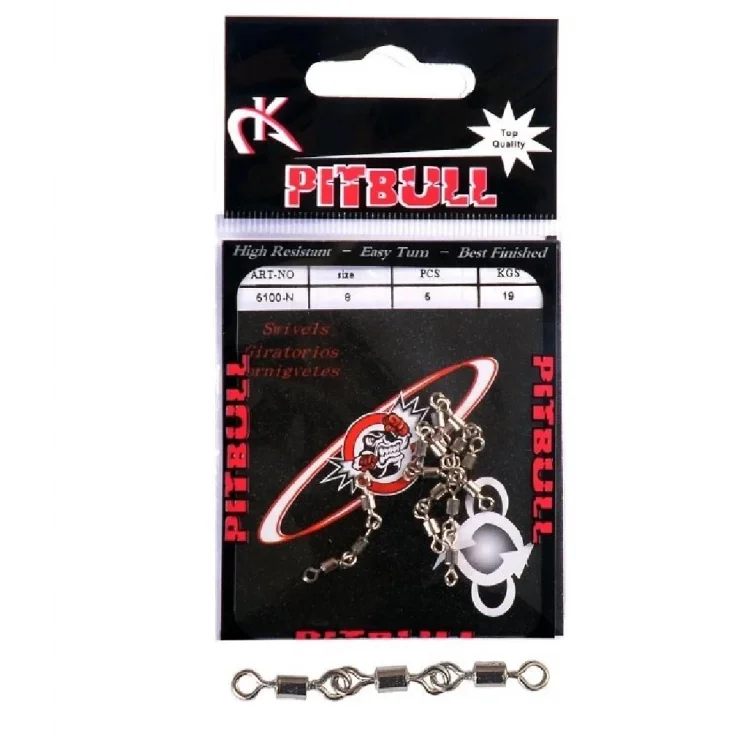 Pitbull 5100 Nikel 3 Zincir No:14 Fırdöndü 5’Li Paket