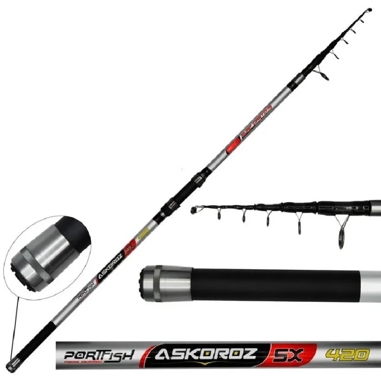 Portfish Askoroz Sx Surf Carbon Kamışı Up - 250 Gr 420 Cm