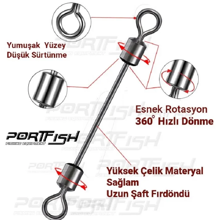 Portfish Bl-5506 Uzun Şaft Takım Fırdondüsü No:7