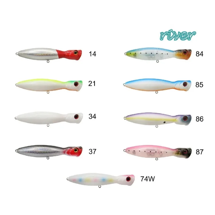River Bighead Pop 130 13Cm 36G Popper Maket Balık Renk:21