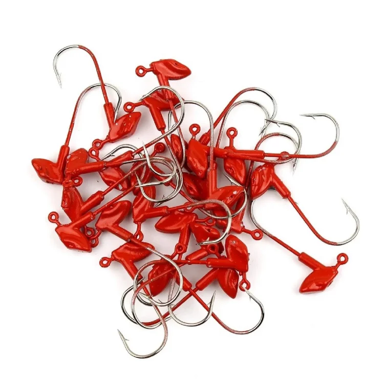 River Karides Jighead Kırmızı 4Gr 5Li Paket