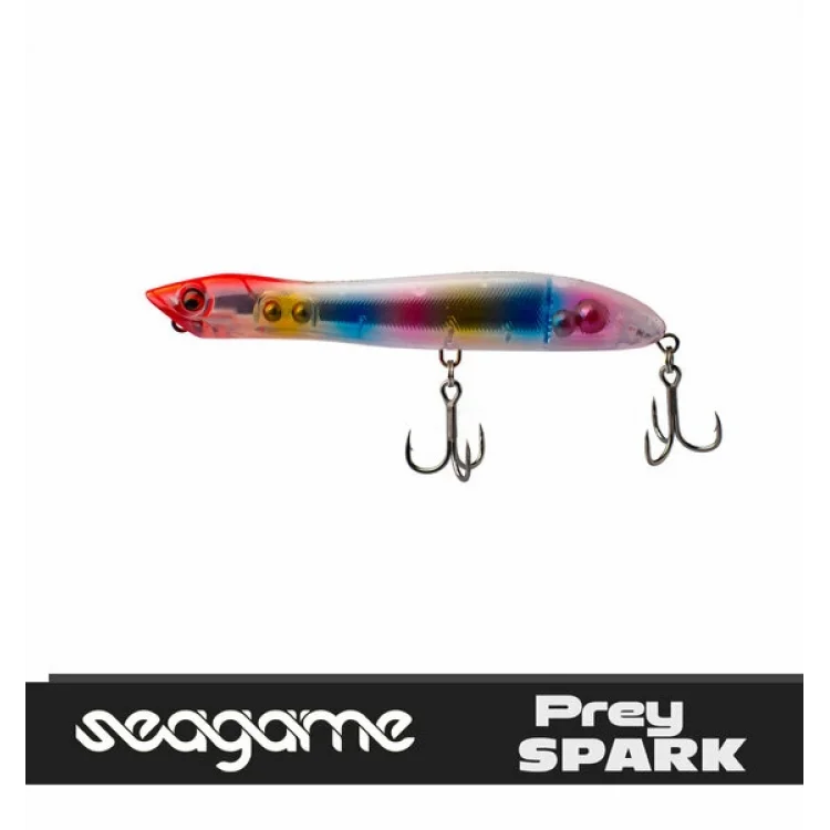 SEAGAME PREY SPARK 135F 26G TRANSPARENT RAINBOW MAKET BALIK
