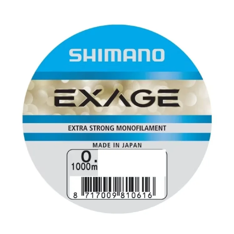 Shimano Exage 1000m 0.405mm Steel Grey Monoflament Misina
