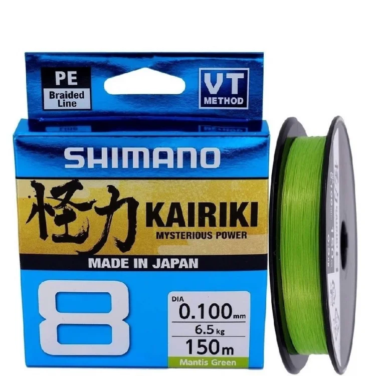 Shimano Kairiki 8 Mantisgreen Yeşil 0,06Mm 150 Mt İp Misina