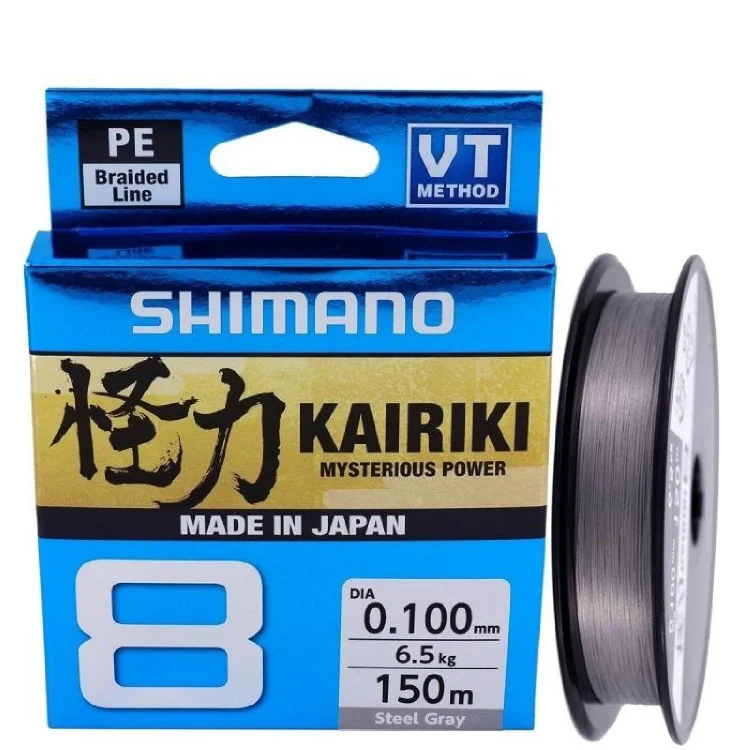 Shimano Kairiki 8 Stell Gray (Gri) 0,19Mm 150 Mt İp Misina