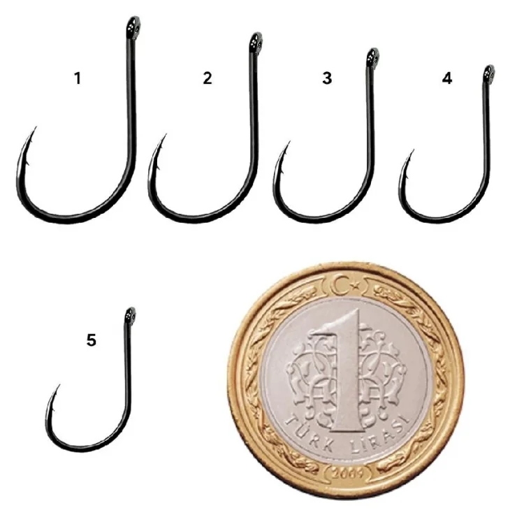 Shogun 1217 Chinu Delikli Çift Tırnaklı Olta İğnesi No:1