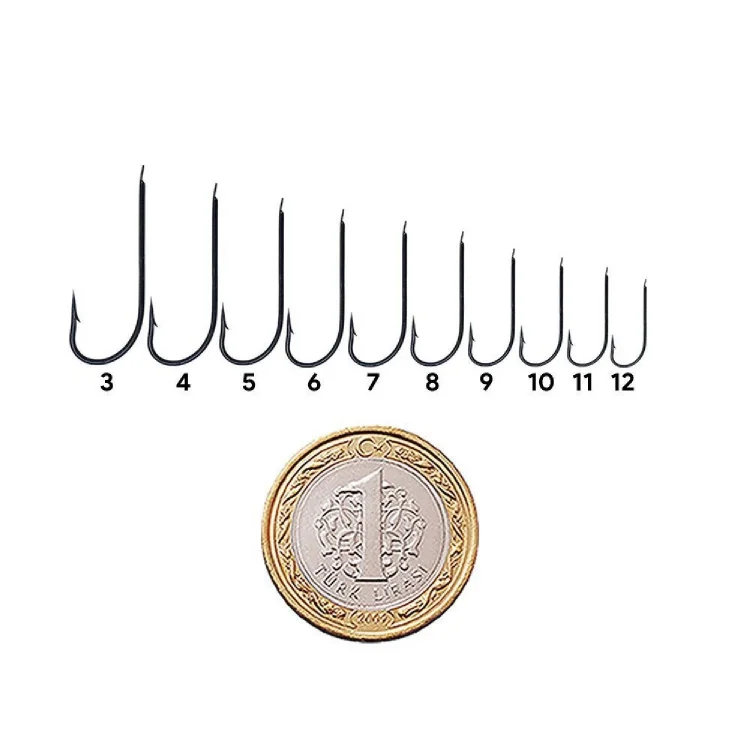 Shogun 1522 Best Kirby Siyah Çapraz 100 lü Olta İğnesi No:2