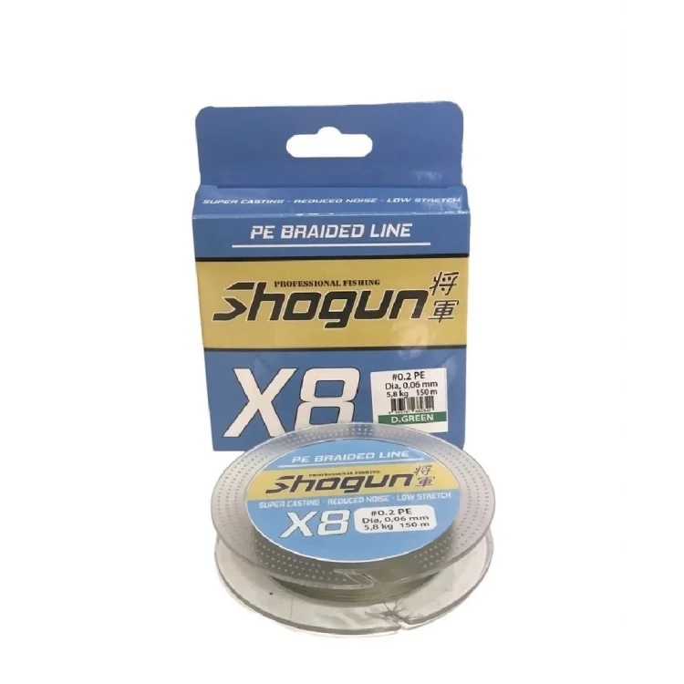 Shogun 8X 150 Mt 0,06Mm İp Misina Dark Green