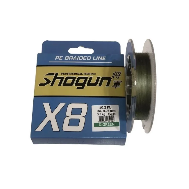 Shogun 8X 150 Mt 0,13Mm İp Misina Dark Green