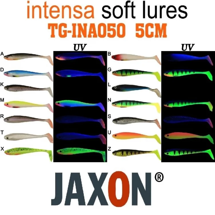 Silikon Balık Jaxon Gummy Intensa Tg-Ina050 5Cm 5’Li Pk Renk:D