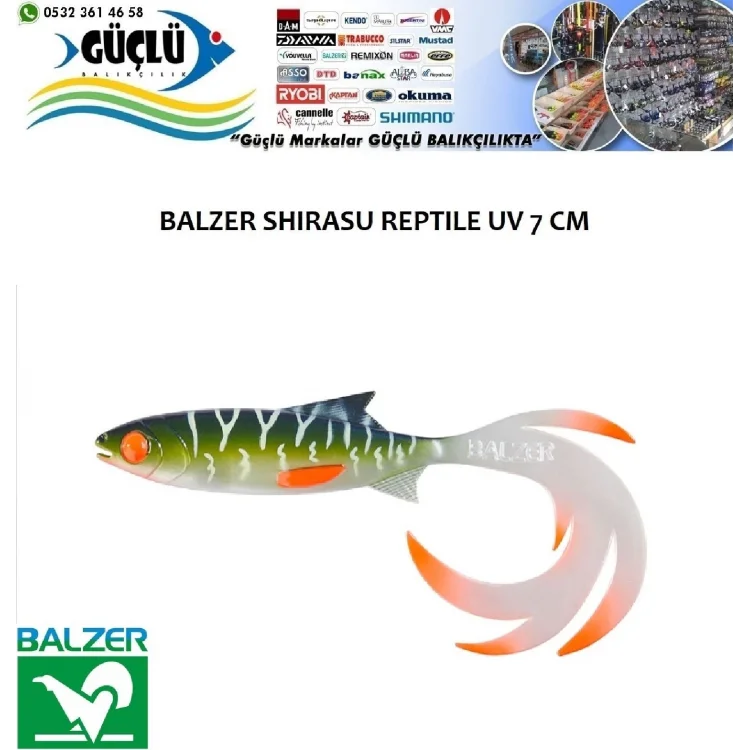 Silikon Yem Balzer Shırasu Reptıle Uv 7 Cm 007