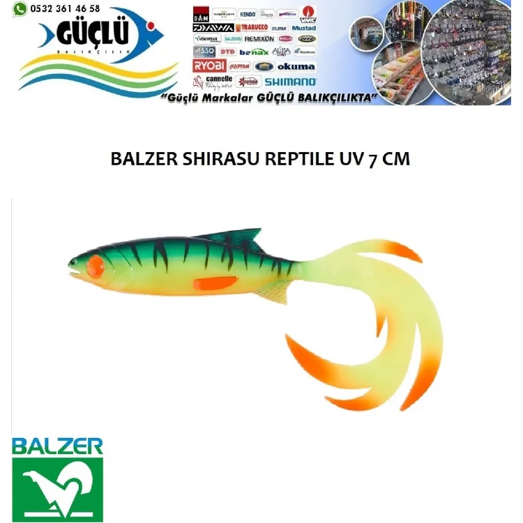 Silikon Yem Balzer Shırasu Reptıle Uv 7 Cm 107