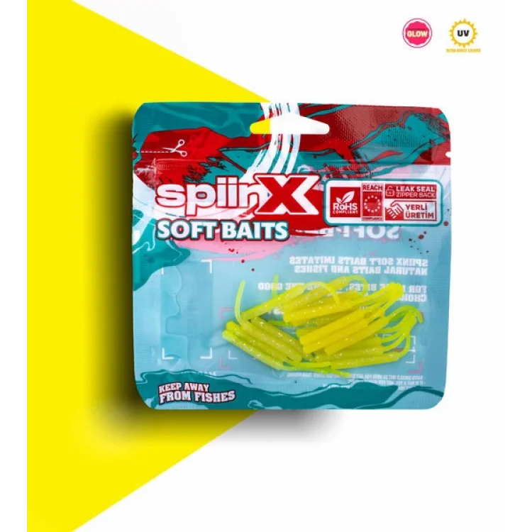 SPIINX BABY FISH SİLİKON 4.5CM 18P GLOWLU Renk: LEMONADE
