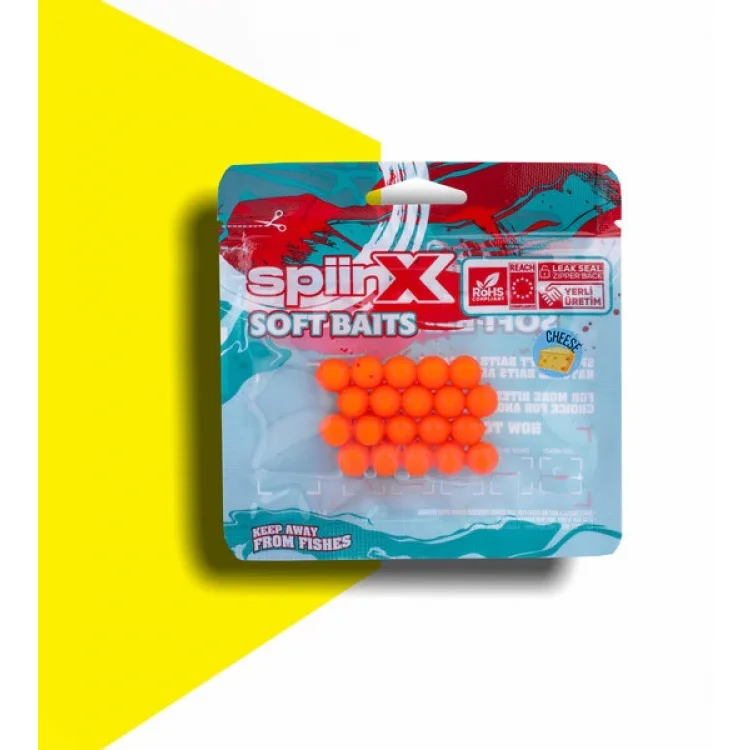 SPIINX BALIK YUMURTASI 10MM 20P PEYNİR UV ORANGE