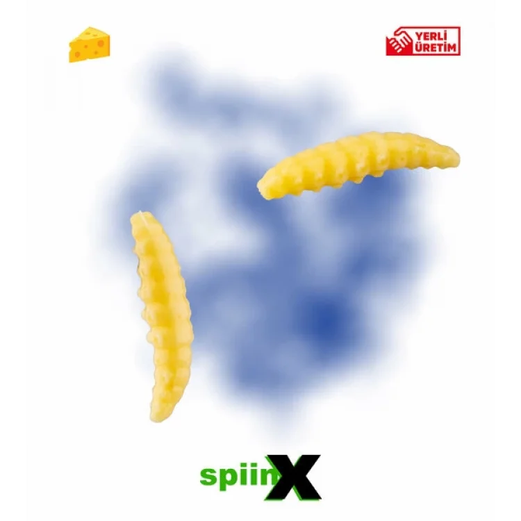SPIINX LARVA SİLİKON YEM 35MM 14LÜ PEYNİR AROMALI RENK: CHESEE