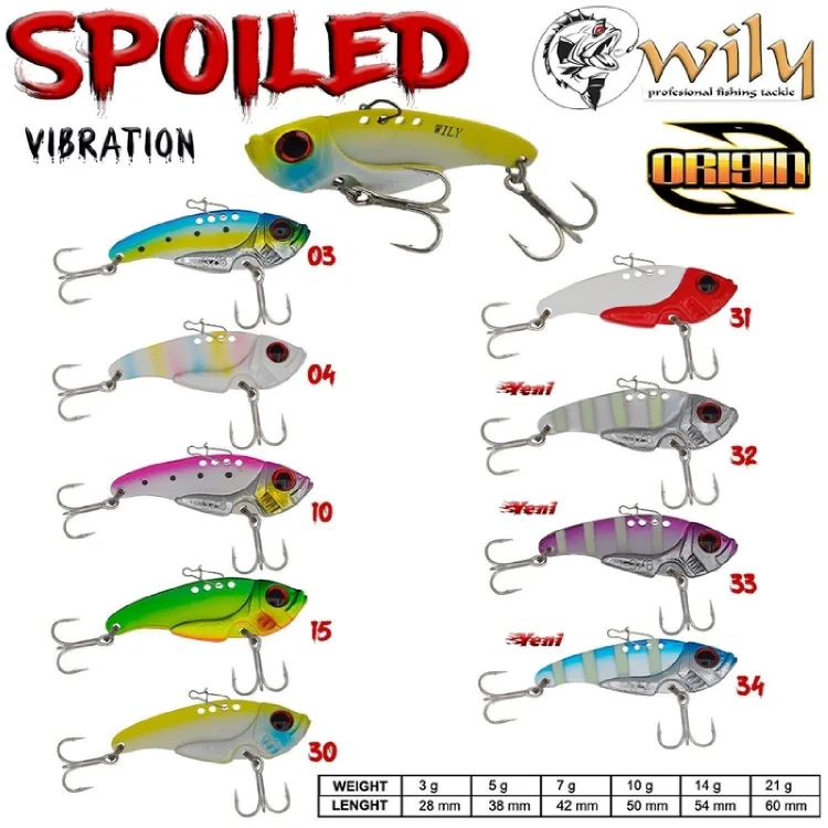 Vibrasyon Jig Wily Spoiled Vibrasyon 6Cm 21Gr Renk:34
