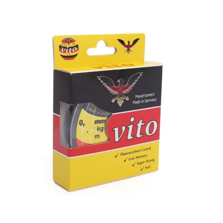 Vito Water Green Monoflament Misina 100 Metre 0.26Mm