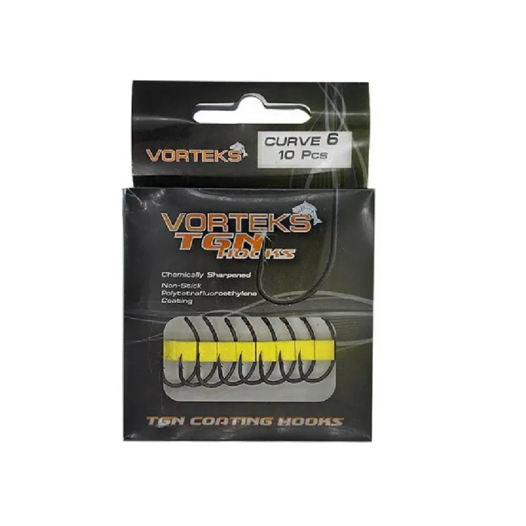 Vorteks 67812 Curve Tgn Sazan İğnesi 6 No 10’Lu Paket