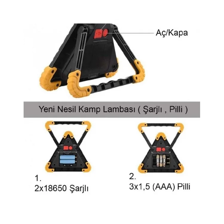 Watton Bm-610 Profesyonel Kamp - Araba Lambası Bigem