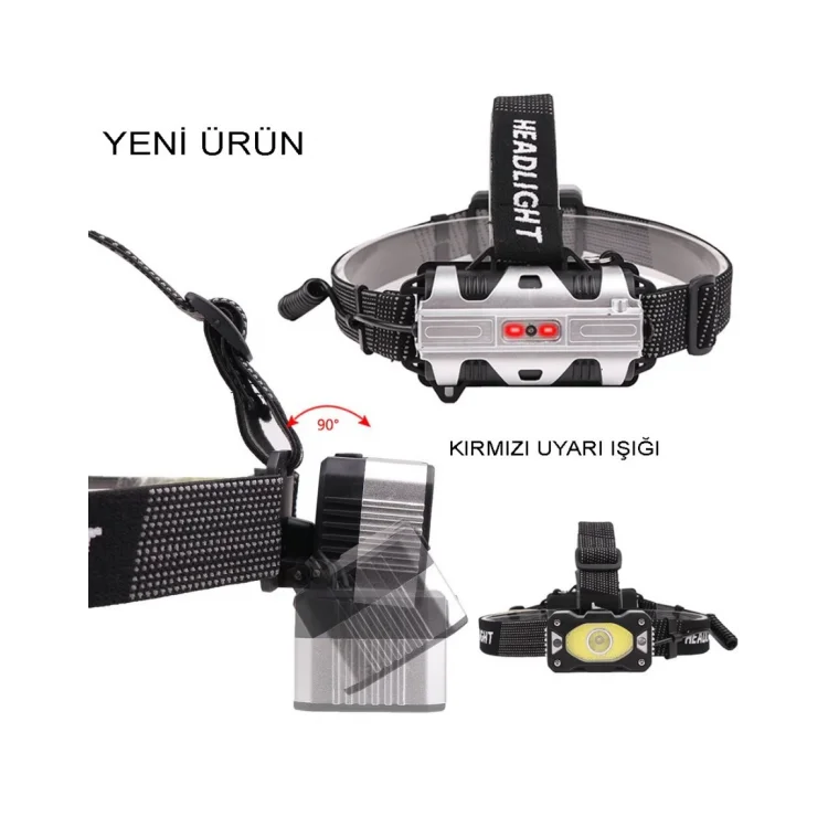 Watton Wt-248 4 Modlu Sensörlü Şarjlı Güçlü Kafa Lambası