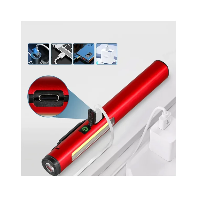 WATTON WT-307-S ŞARJLI MIKNATISLI ÇALIŞMA LAMBASI CEP FENERİ