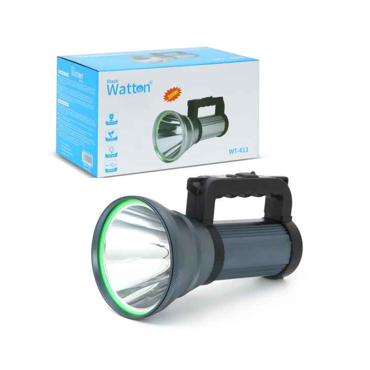 WATTON WT-411 200W GÜÇLÜ ŞARJLI EL FENERİ PROJEKTÖR
