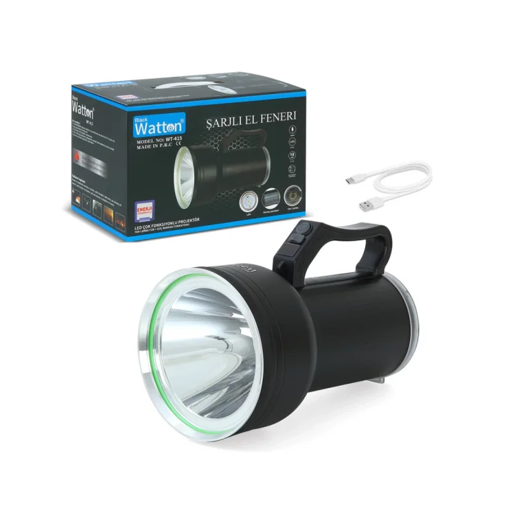 WATTON WT-415 GT LED TAŞINABİLİR GÜNEŞ SOLAR LEDLİ FENER