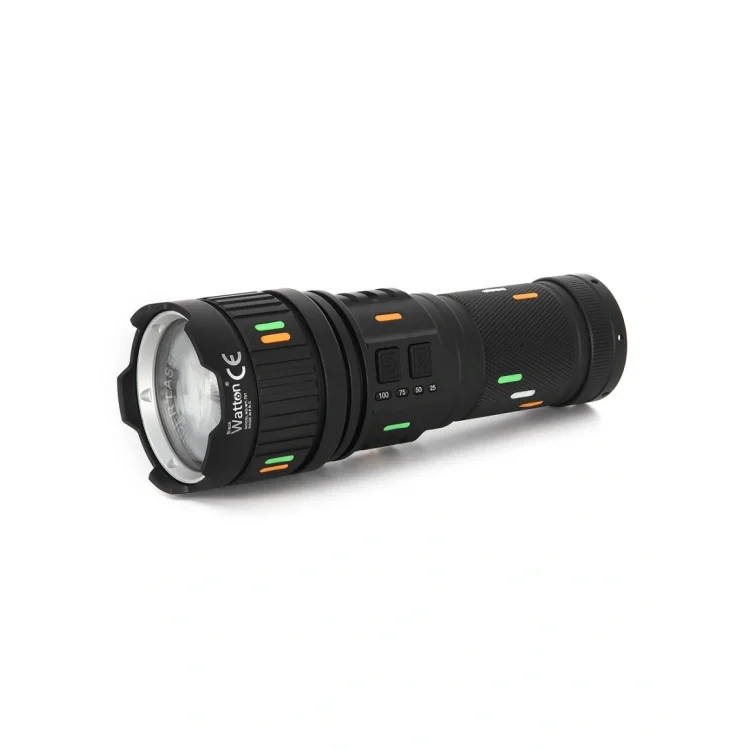 WATTON WT-731 5000 LÜMEN CREE TG LED ŞARJ GÖSTERGELİ EL FENERİ