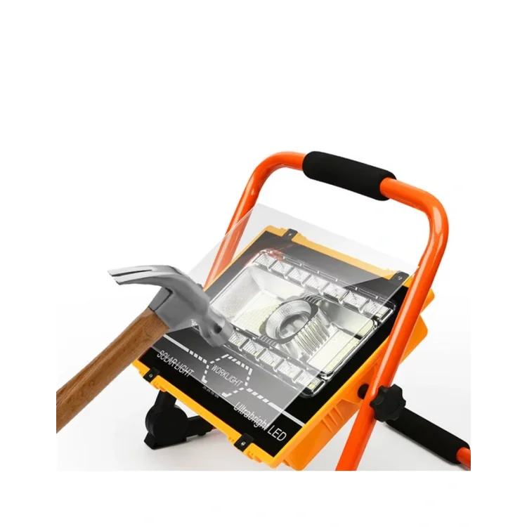 Watton WT-734 P70 LED Solar Panel Şarjlı Taşınabilir Projektör