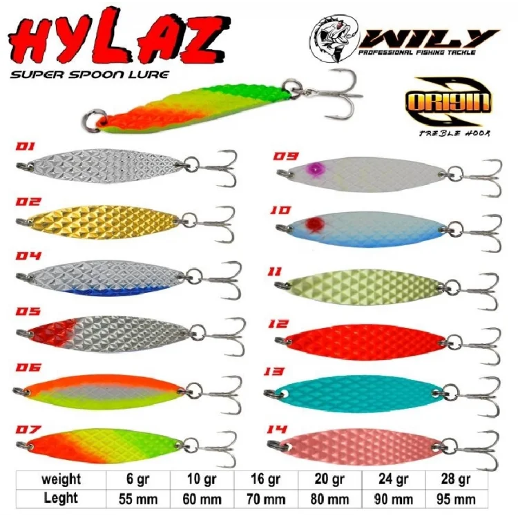 Wily Hylaz Olta Kaşık 20Gr 80 Mm - Hologramlı Renk:01