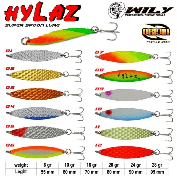 Wily Hylaz Olta Kaşık 28Gr 95 Mm - Hologramlı Renk:04